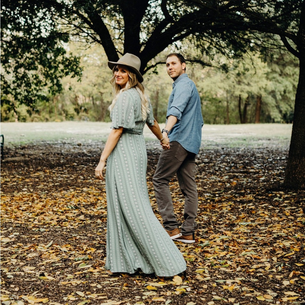 Elegant Green Maxi Dress